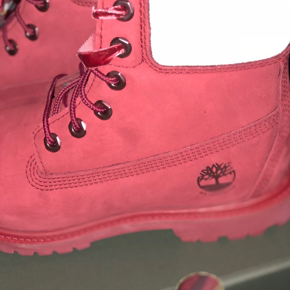 Timberland 2019 Red Nubuck - Picture 2 of 5